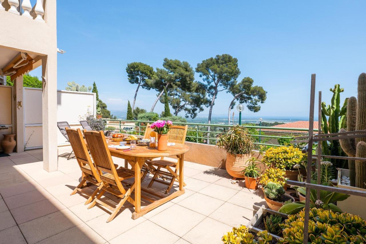 La Cle Vue Mer, Clim, Terrasse, Parking A Hyeres Luaran gambar